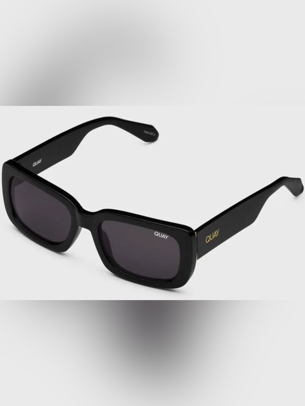 Quay Australia Yada Yada Black Polarized Sunglasses - Picture 3 of 8
